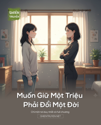 Muốn Giữ Một Triệu Phải Đổi Một Đời