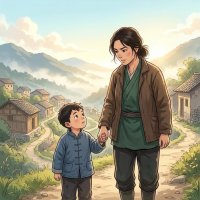 Dắt Con Trốn Khỏi Núi