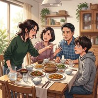 Em Trai Mắng Tôi Không Xứng Ăn Đùi Gà, Tôi Một Cước Đá Nó Ngã Lăn Khỏi Ghế