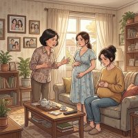 Sau Sinh Con Gái, Mẹ Chồng Ép Tôi Nhường Phòng Ở Cữ