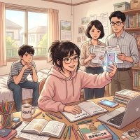 Chị Gái Giả Vờ Chăm Chỉ