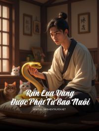 Rắn Lụa Vàng Được Phật Tử Bao Nuôi