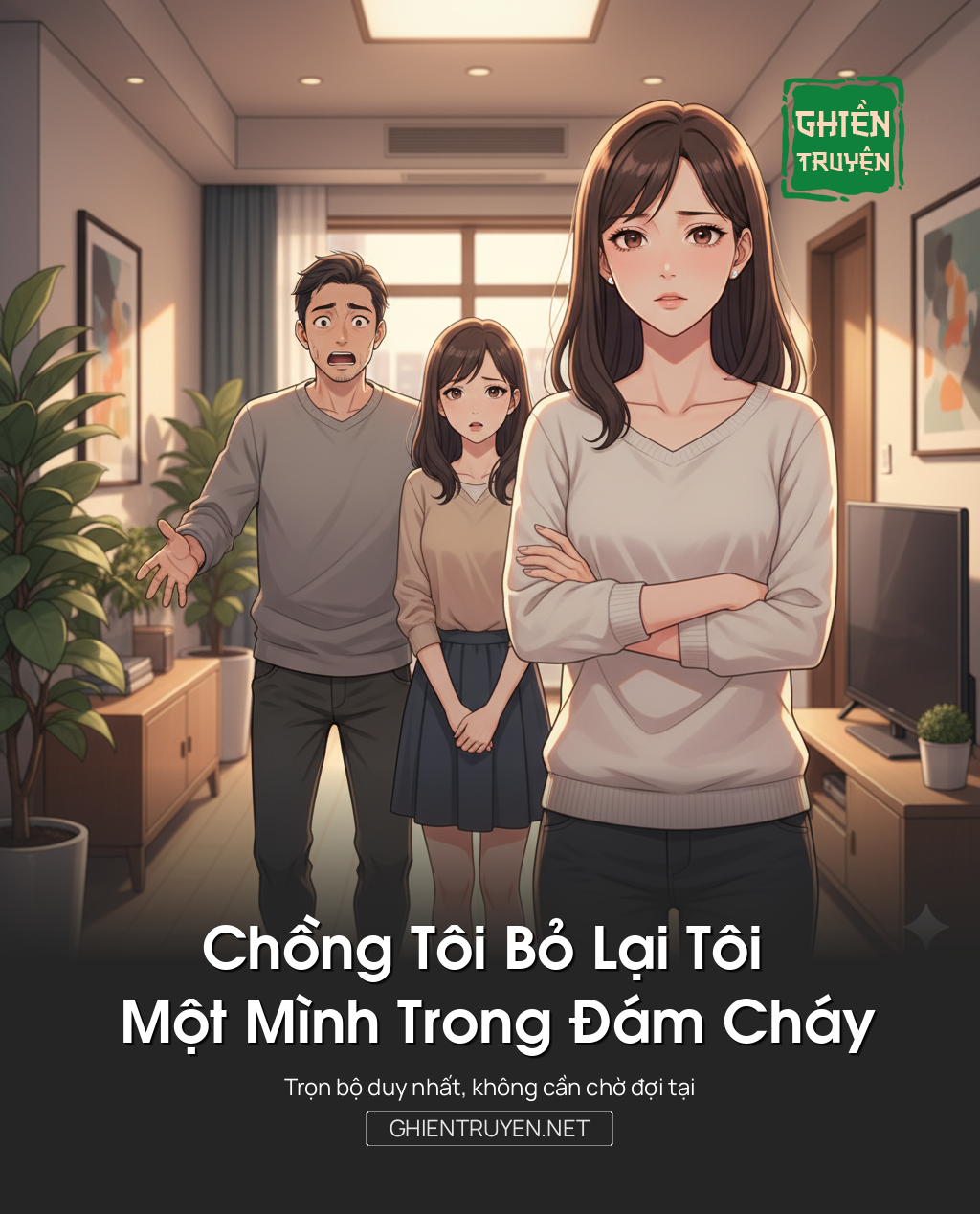 Chồng Tôi Bỏ Lại Tôi Một Mình Trong Đám Cháy