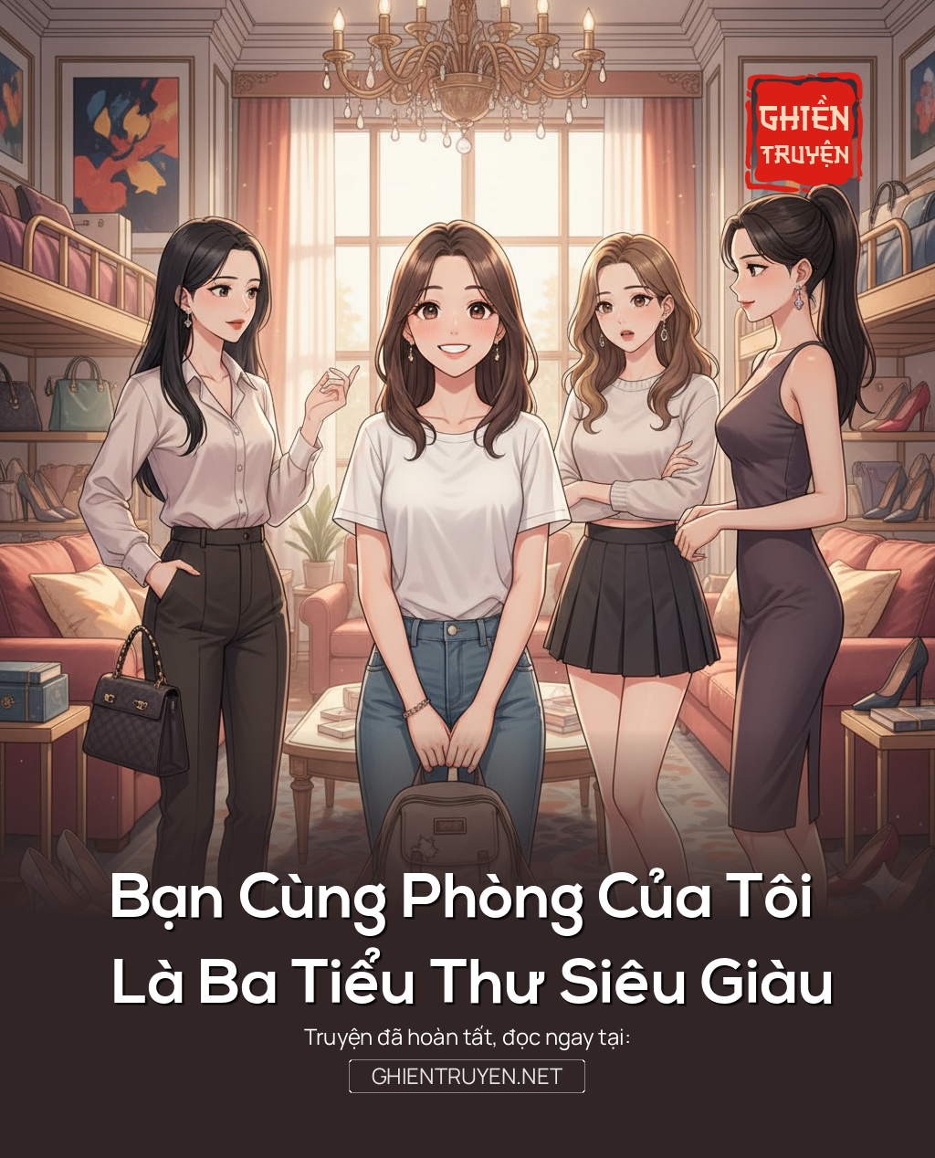 Bạn Cùng Phòng Của Tôi Là Ba Tiểu Thư Siêu Giàu