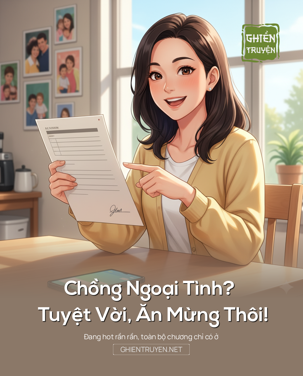 Chồng Ngoại Tình? Tuyệt Vời, Ăn Mừng Thôi!