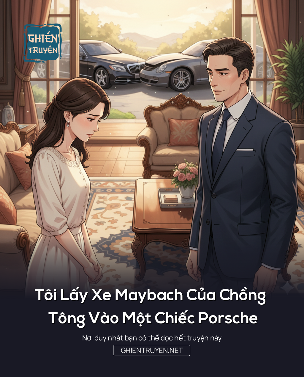 Tôi Lấy Xe Maybach Của Chồng Tông Vào Một Chiếc Porsche
