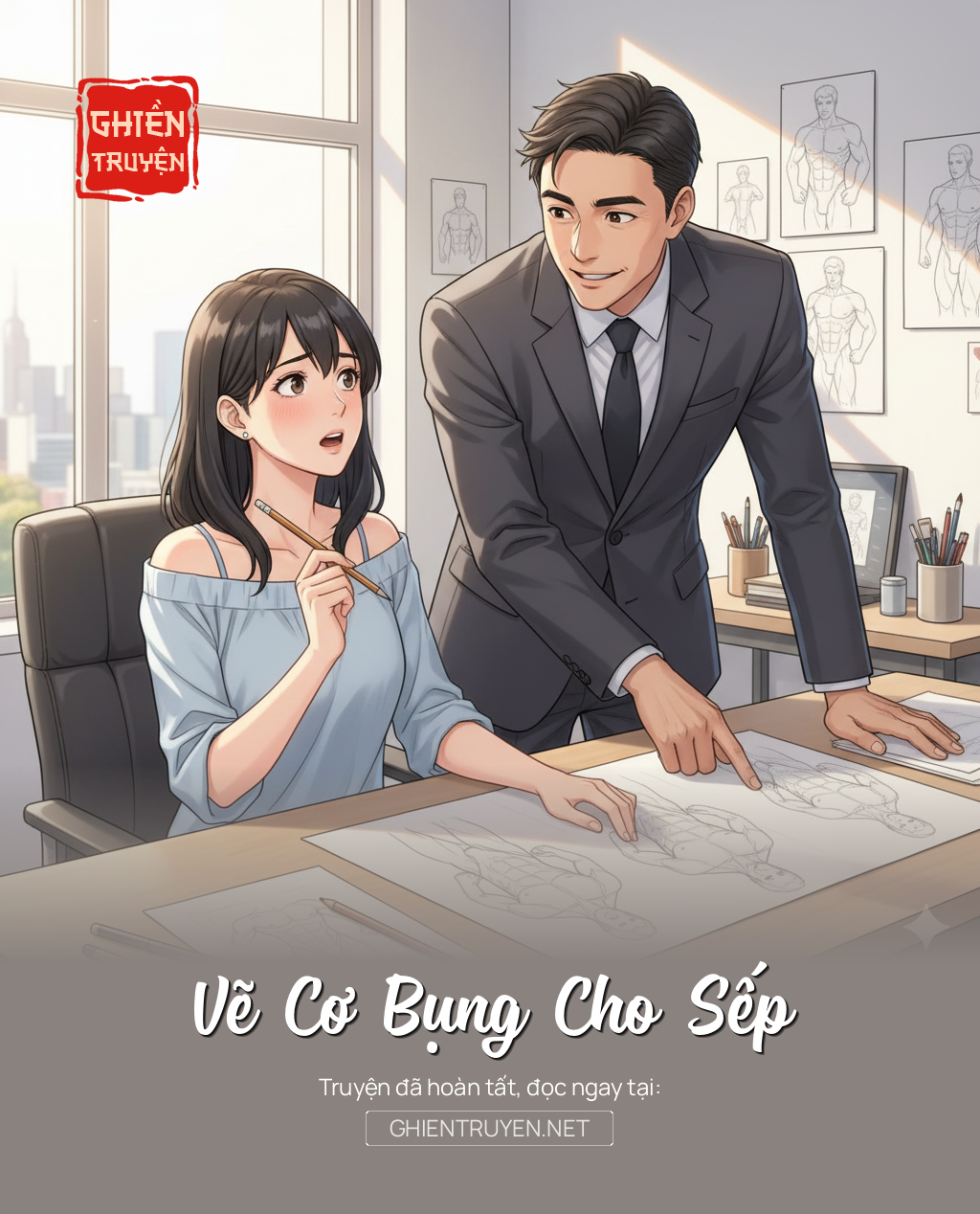 Vẽ Cơ Bụng Cho Sếp