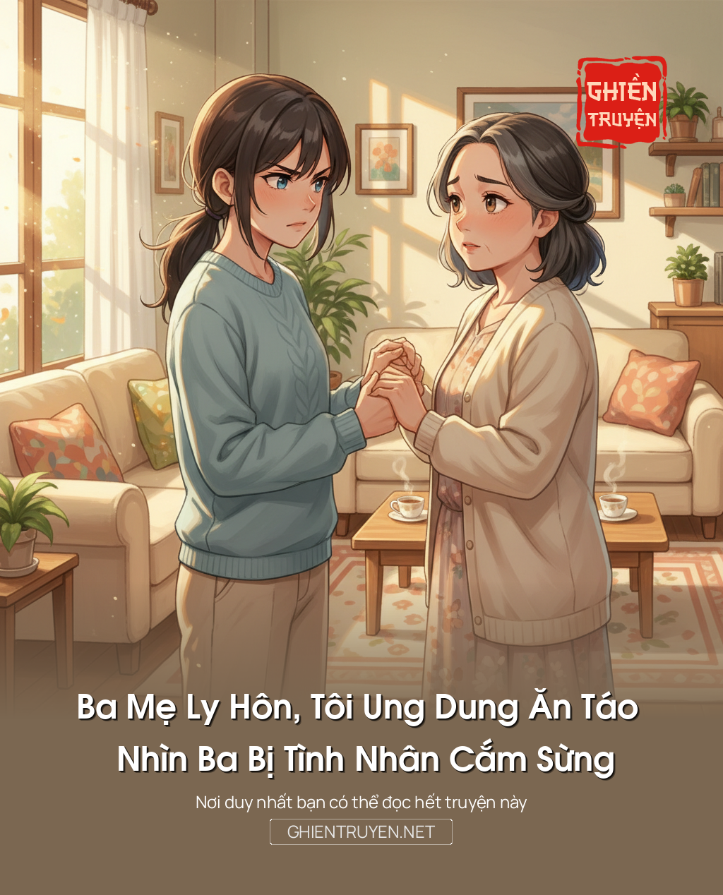 Ba Mẹ Ly Hôn, Tôi Ung Dung Ăn Táo Nhìn Ba Bị Tình Nhân Cắm Sừng