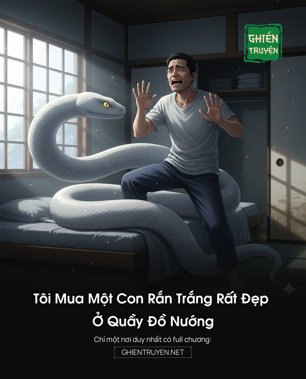 Tôi Mua Một Con Rắn Trắng Rất Đẹp Ở Quầy Đồ Nướng