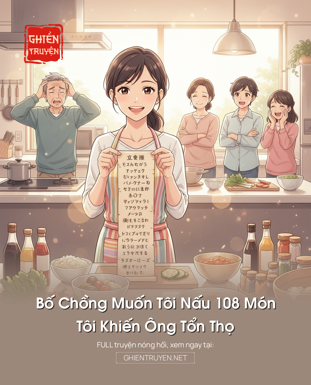 Bố Chồng Muốn Tôi Nấu 108 Món, Tôi Khiến Ông Tổn Thọ