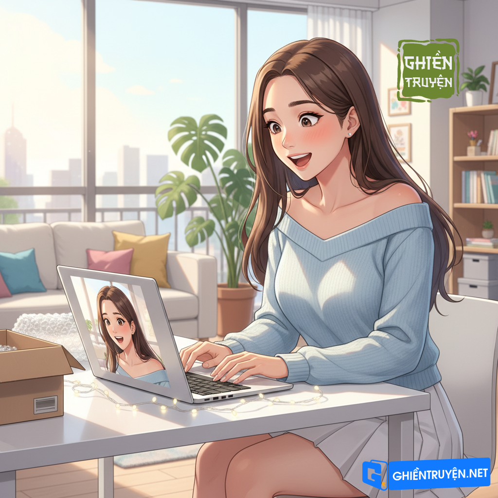 Chiếc Laptop Có Hình Em