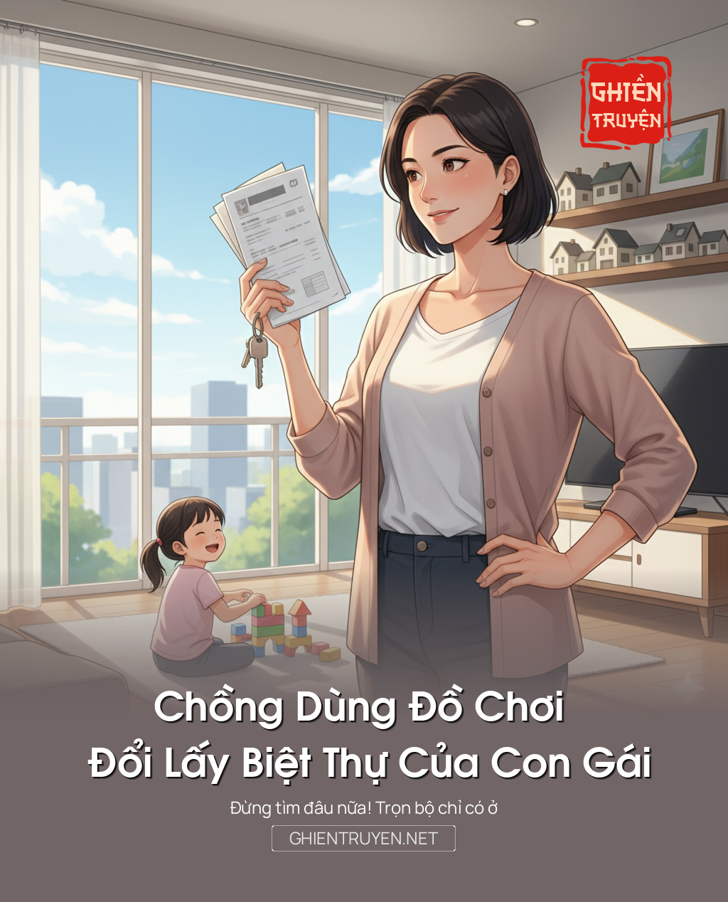 Chồng Dùng Đồ Chơi Đổi Lấy Biệt Thự Của Con Gái