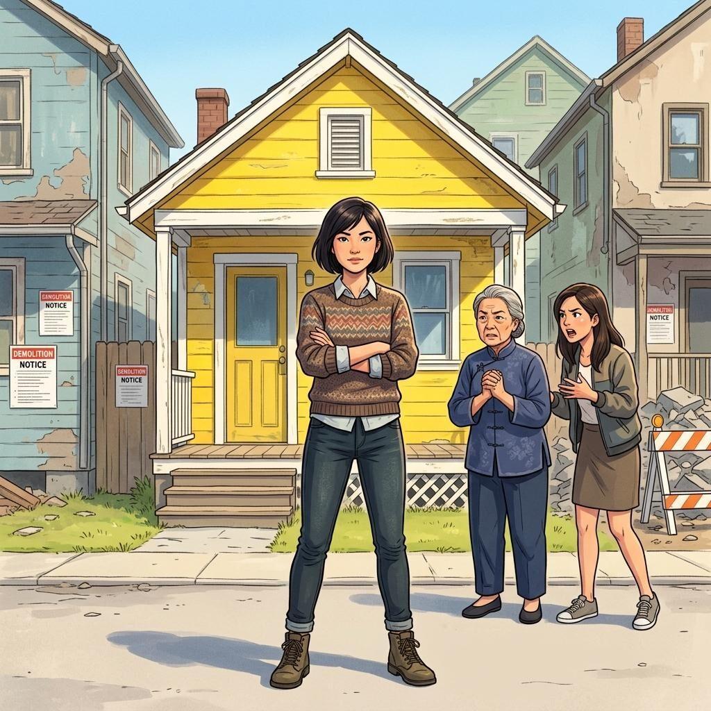 Ngôi Nhà Màu Vàng Giữa Khu Cao Cấp