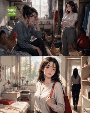 Bốn Con Gà Và Cô Bạn Phòng Khó Xử