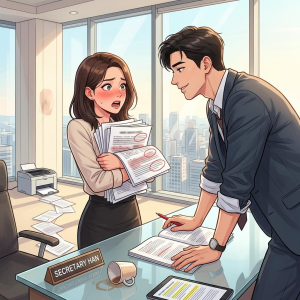 Đẩy Ngã Tổng Tài Và Chiếc Máy In Tai Họa
