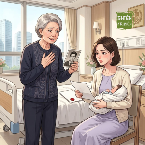 Cụ Bà Phó Gia Khóc Ròng Ngoài Phòng Sinh