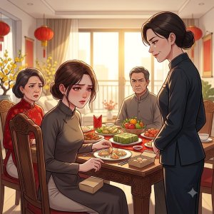 Há Cảo Tôm Trong Đêm Giao Thừa