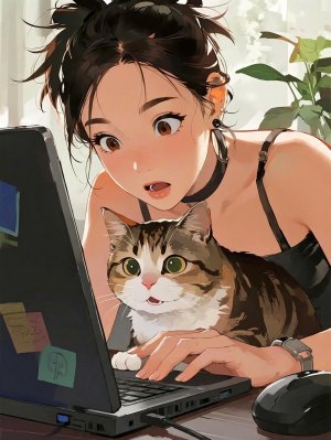 Mèo Đen Của Tôi Là Thần Mi Mi